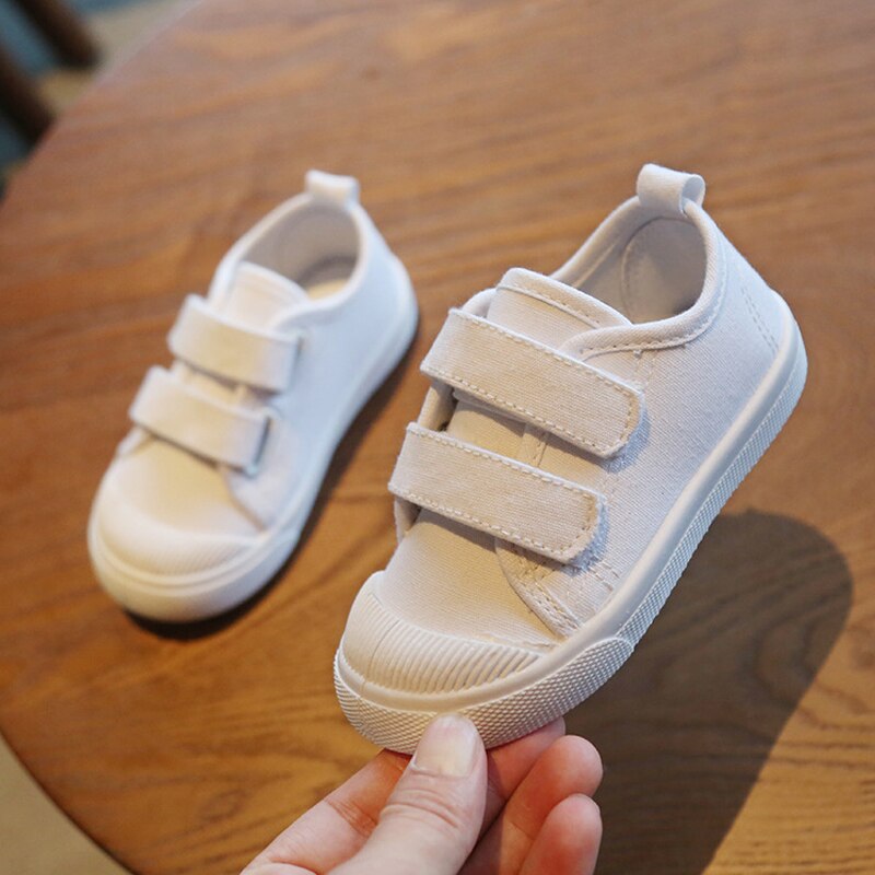 Tênis de Lona Branco para Crianças – Meninos e Meninas