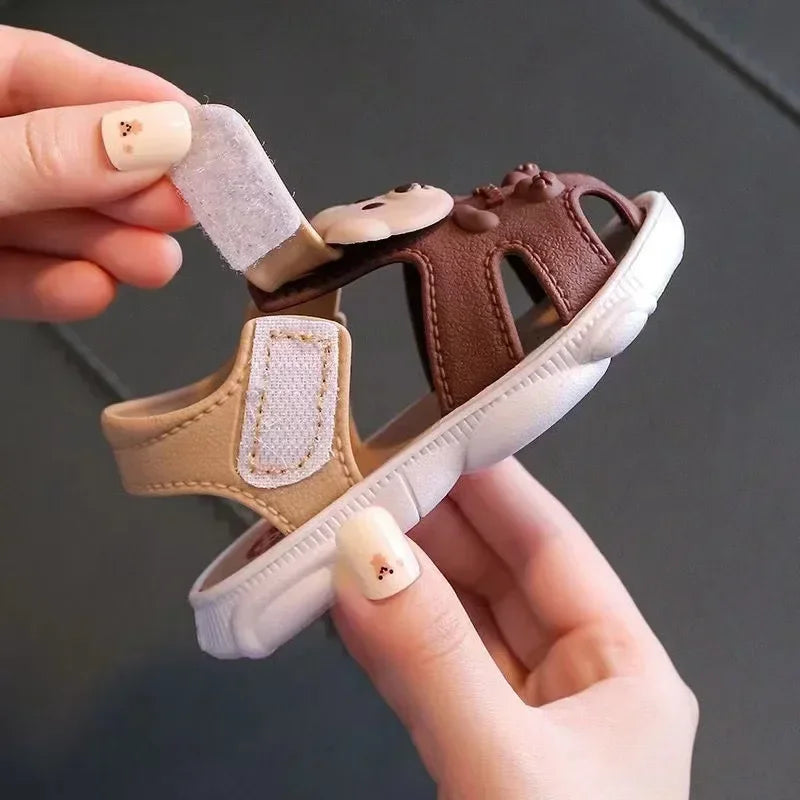 Sandália Infantil de Verão para Bebê, Macia e Confortável