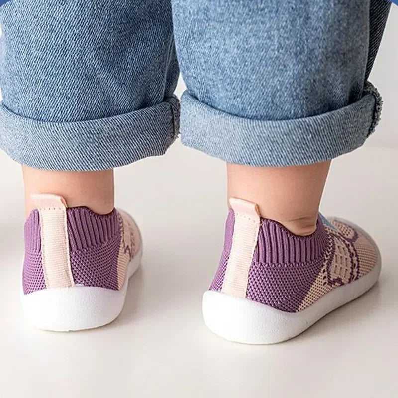Sapatinho Meia Infantil em Mesh – Respirável e Antiderrapante