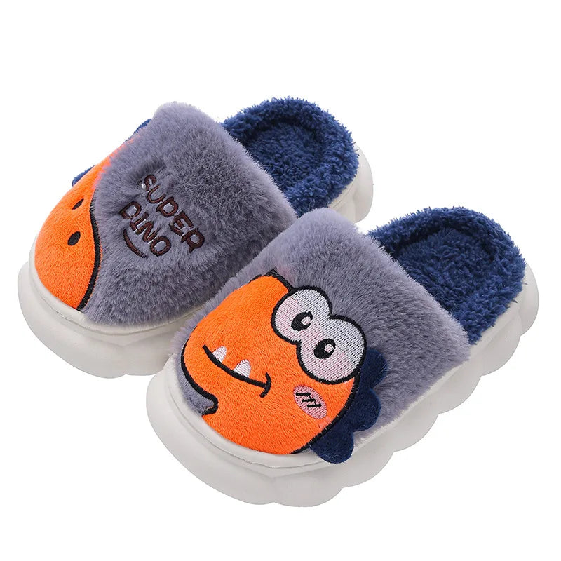 Chinelo Infantil de Inverno, Quente, Macio e Antiderrapante