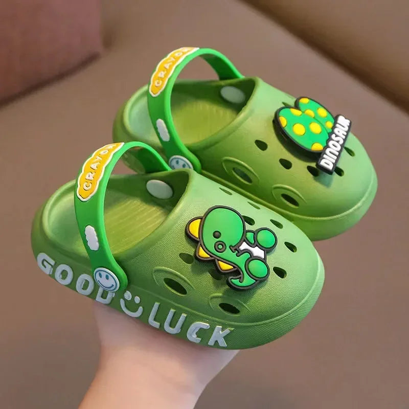 Chinelo Infantil com Estampa de Animais, Respirável e Macio