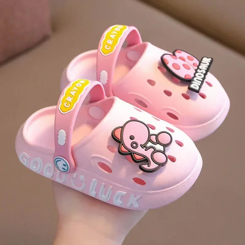 Chinelo Infantil com Estampa de Animais, Respirável e Macio