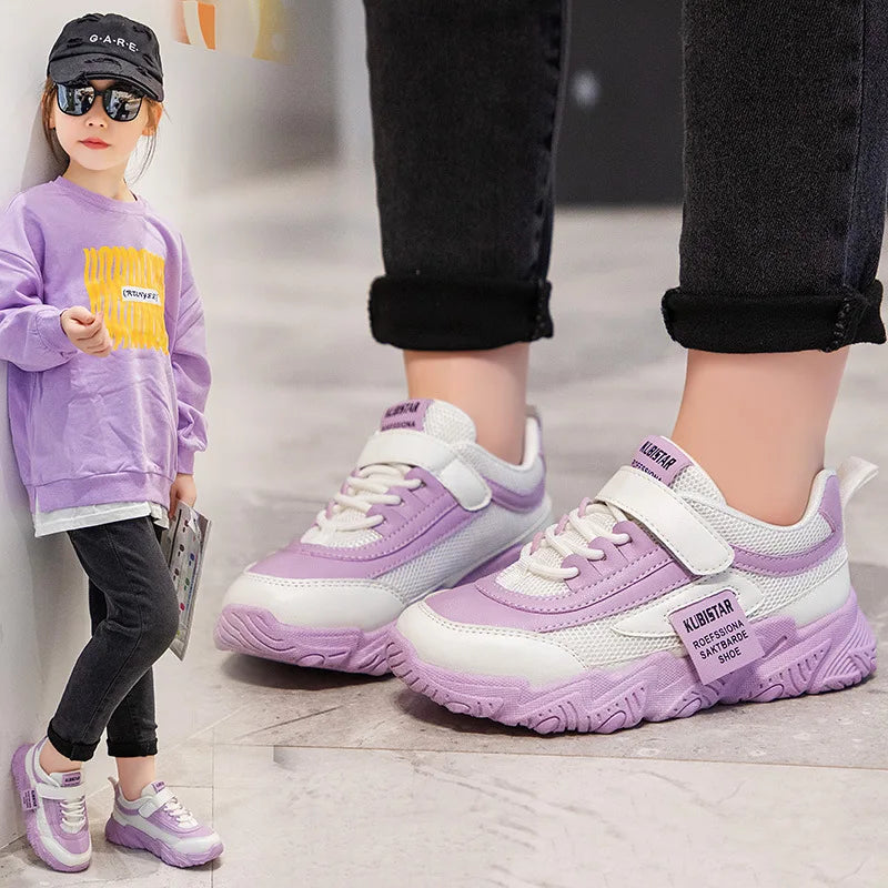 Kids Sports Shoes Children Casual Running Shoes for Boys Girls Mesh Breathable Fashion Sneakers Anti-skid Soft baby girl shoes
