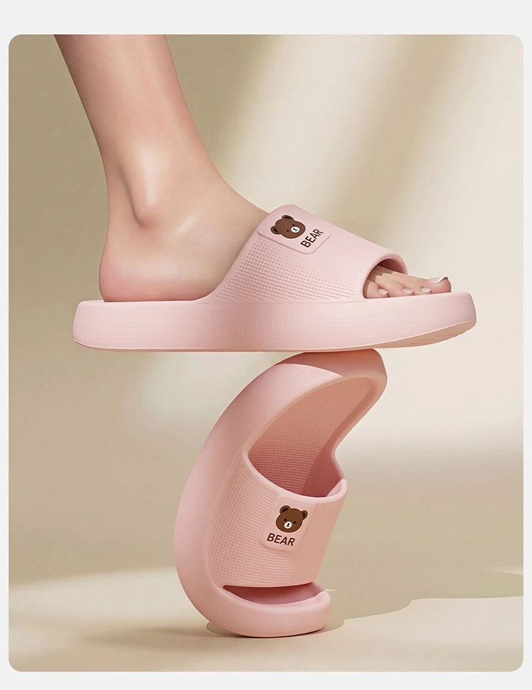 Chinelo Feminino de Verão com Solado Grosso, Antiderrapante