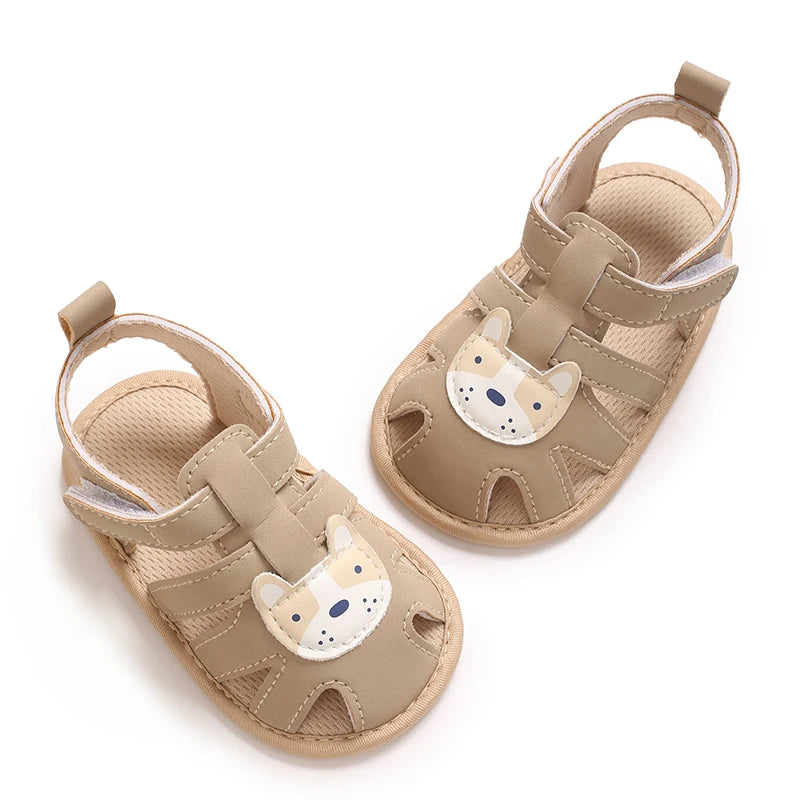 Sandália Casual para Bebê, Macia e Respirável