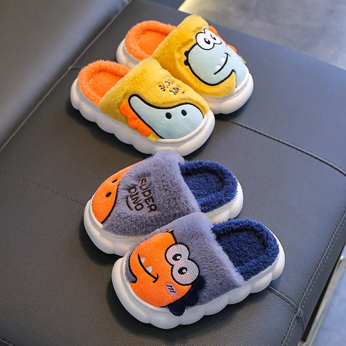 Chinelo Infantil de Inverno, Quente, Macio e Antiderrapante