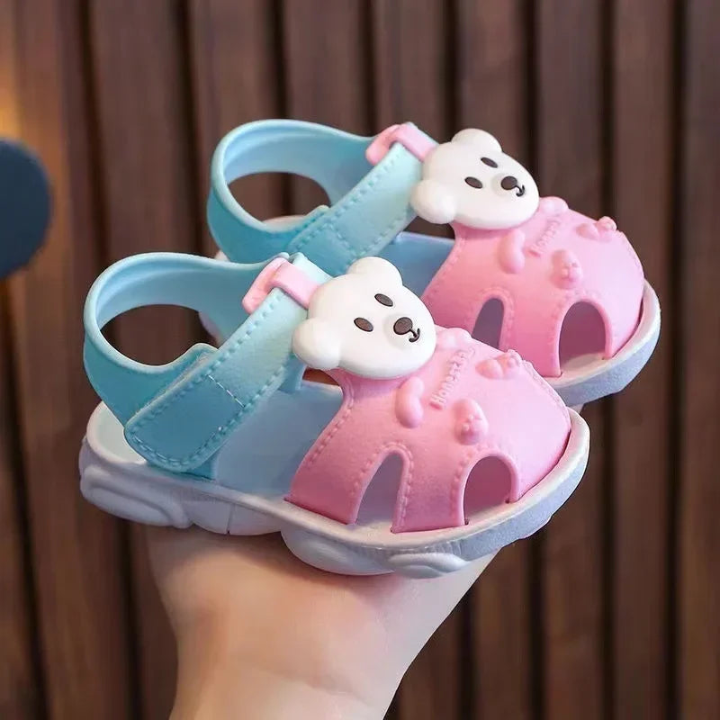 Sandália Infantil de Verão para Bebê, Macia e Confortável