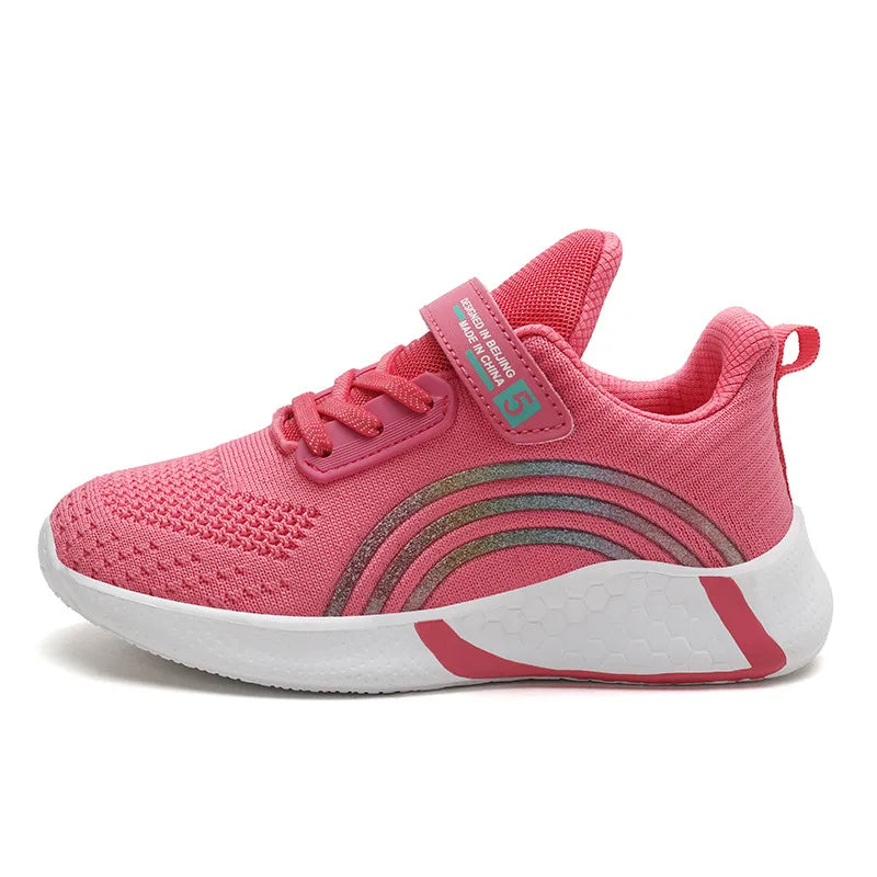 Tênis Vermelho Infantil de Plataforma – Esportivo e Confortável