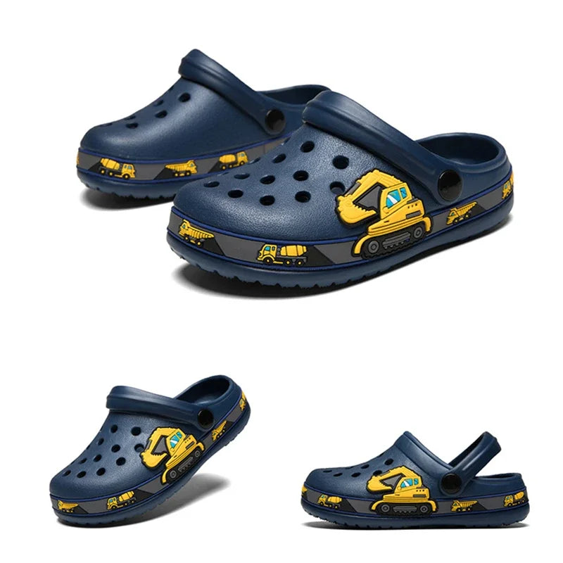 Chinelo Infantil de EVA com Unicórnio e Dinossauro