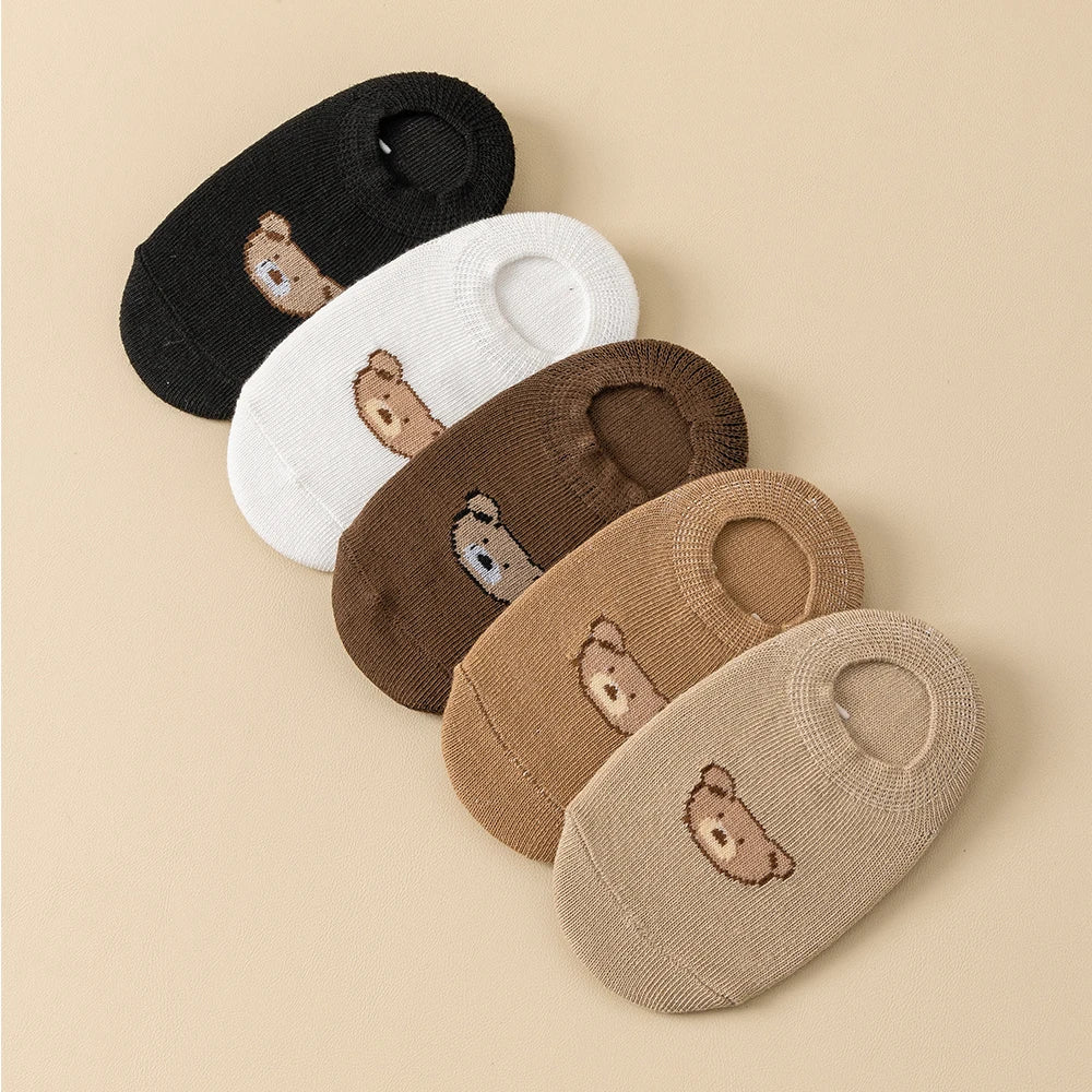 Meias Infantis Antiderrapantes com Solado de Silicone