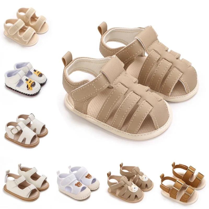 Sandália Casual para Bebê, Macia e Respirável