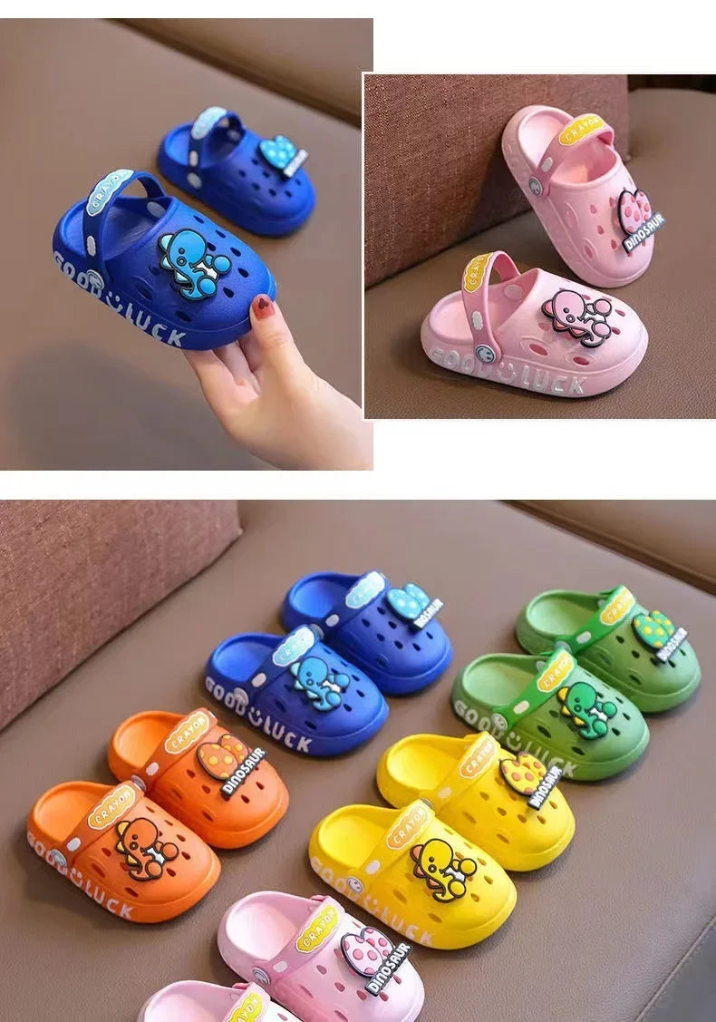 Chinelo Infantil com Estampa de Animais, Respirável e Macio