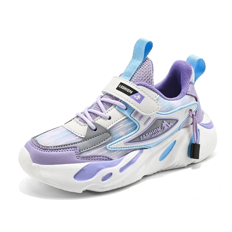 Tênis Infantil Feminino em Mesh – Leve, Respirável e Macio