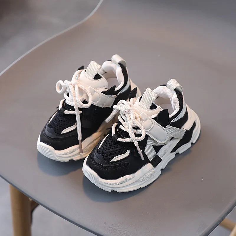 Tênis Infantil Casual para Meninos e Meninas, Respirável e Leve
