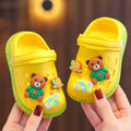 Chinelo Infantil Fechado com Estampa 3D, Macio e Antiderrapante