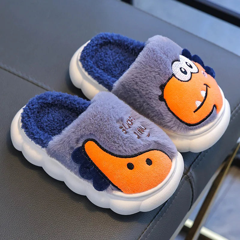 Chinelo Infantil de Inverno, Quente, Macio e Antiderrapante