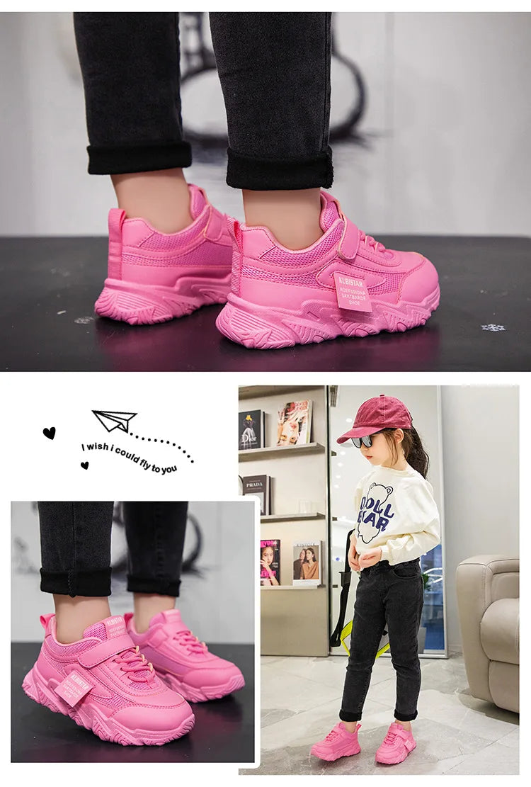 Kids Sports Shoes Children Casual Running Shoes for Boys Girls Mesh Breathable Fashion Sneakers Anti-skid Soft baby girl shoes