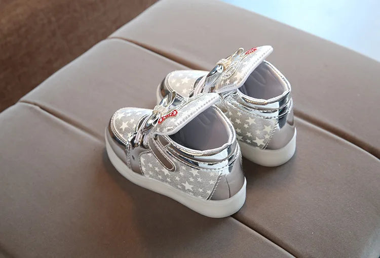Tênis Infantil com Luzes LED, Respirável e Impermeável