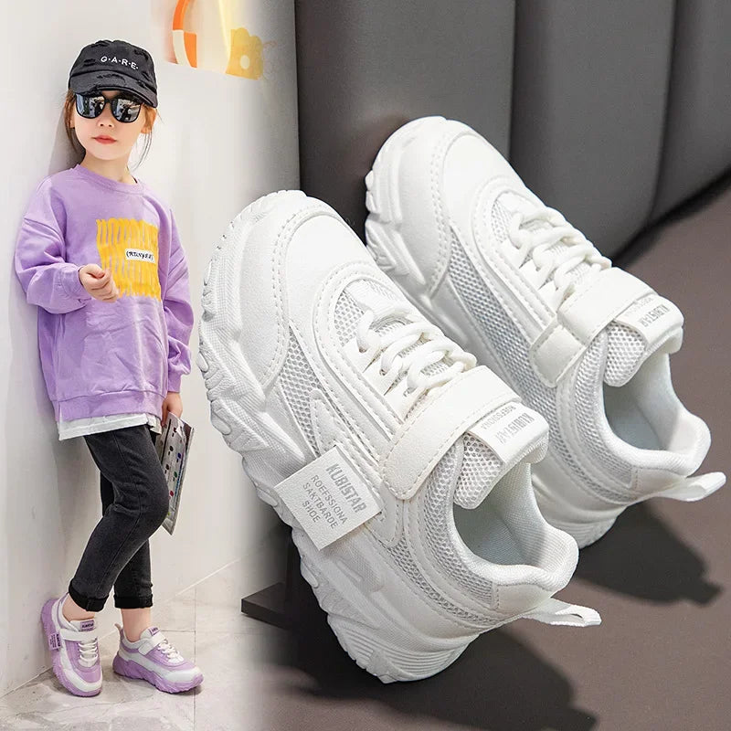 Kids Sports Shoes Children Casual Running Shoes for Boys Girls Mesh Breathable Fashion Sneakers Anti-skid Soft baby girl shoes