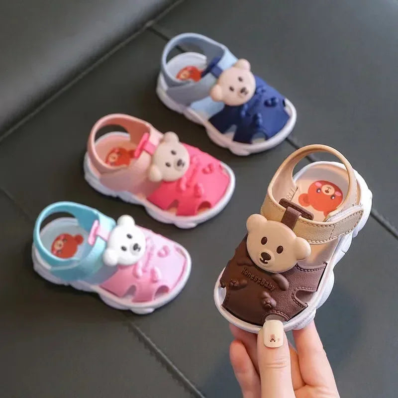 Sandália Infantil de Verão para Bebê, Macia e Confortável