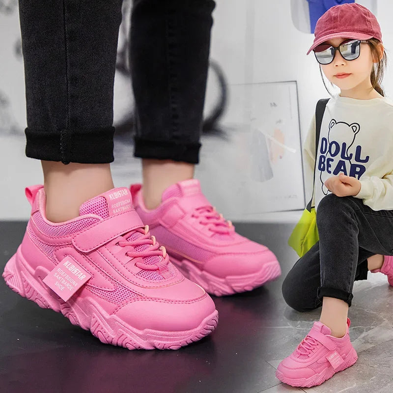 Kids Sports Shoes Children Casual Running Shoes for Boys Girls Mesh Breathable Fashion Sneakers Anti-skid Soft baby girl shoes