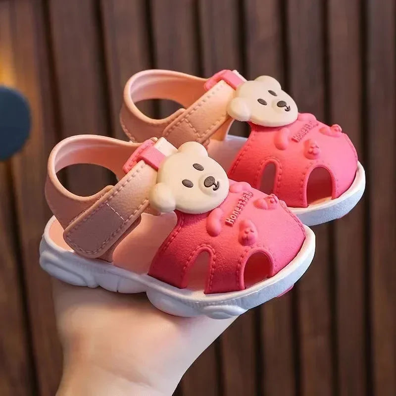 Sandália Infantil de Verão para Bebê, Macia e Confortável
